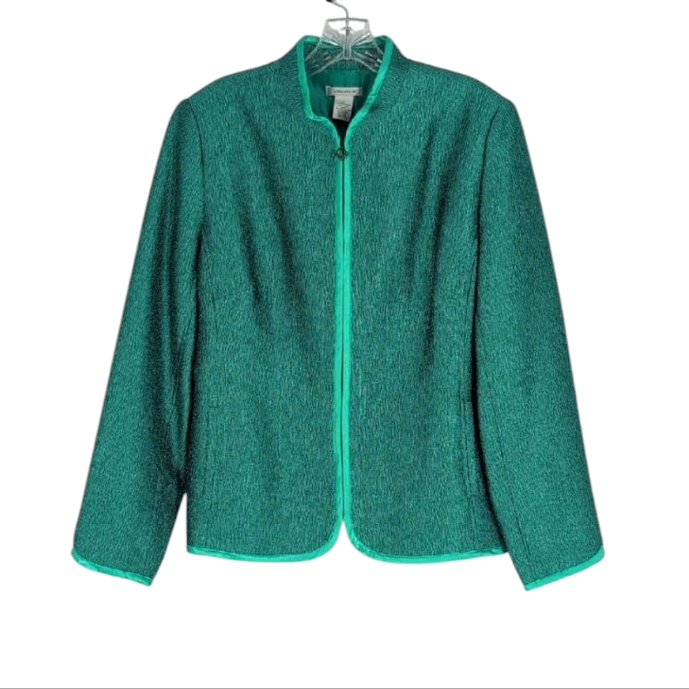 Laura Ashley Zip Up Jacket Size Large Great Condition .